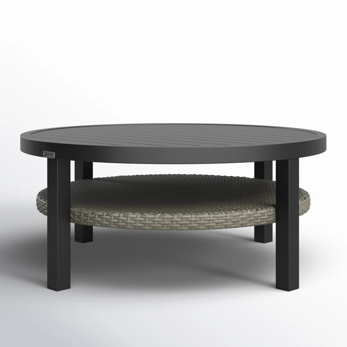 Abalone Round Metal Outdoor Coffee Table , 42'' in. W 42'' in. D | Wayfair North America