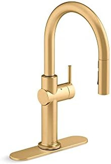 Kohler 22974-2MB Crue Touchless Pull Down Kitchen Sink Faucet, 3-Spray Sprayhead with Touchless A... | Amazon (US)