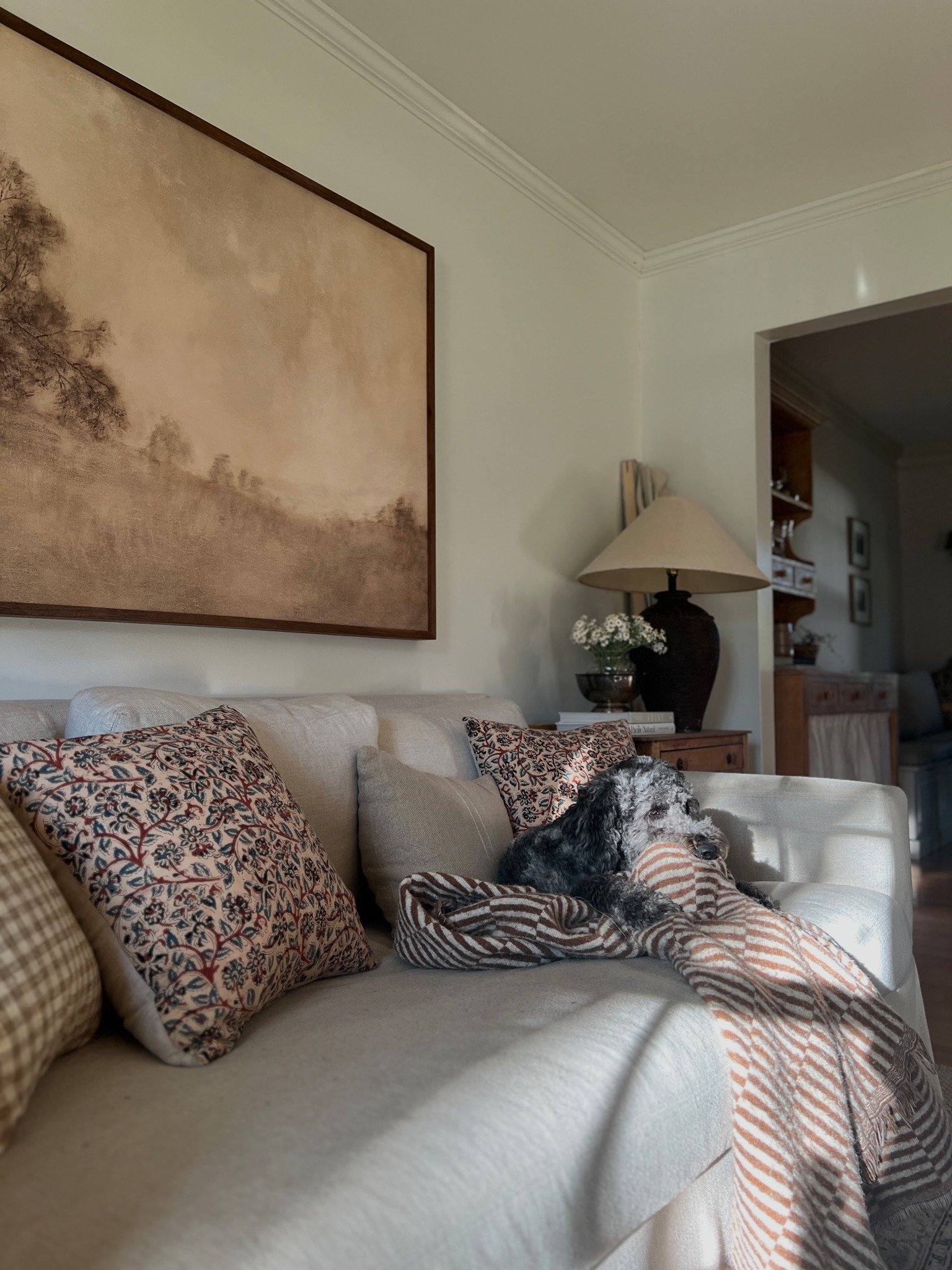 Mine is 6ish years old and really holding up
PB sofa
Oatmeal basketweave slub 

#LTKSaleAlert #LTKHome