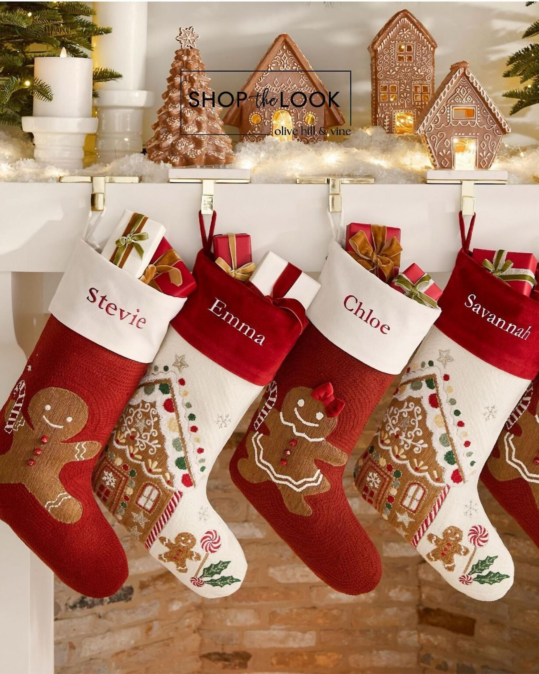 Ready to deck your halls? These 100% cotton stockings feature charming crewel-style embroidery for a handcrafted look. Add names to the cuffs to make them keepsakes! Pair with faux pine trees adorned with energy-saving lights or create a festive village with gingerbread-inspired stoneware decor. 

#LTKSeasonal #LTKHome #LTKHoliday