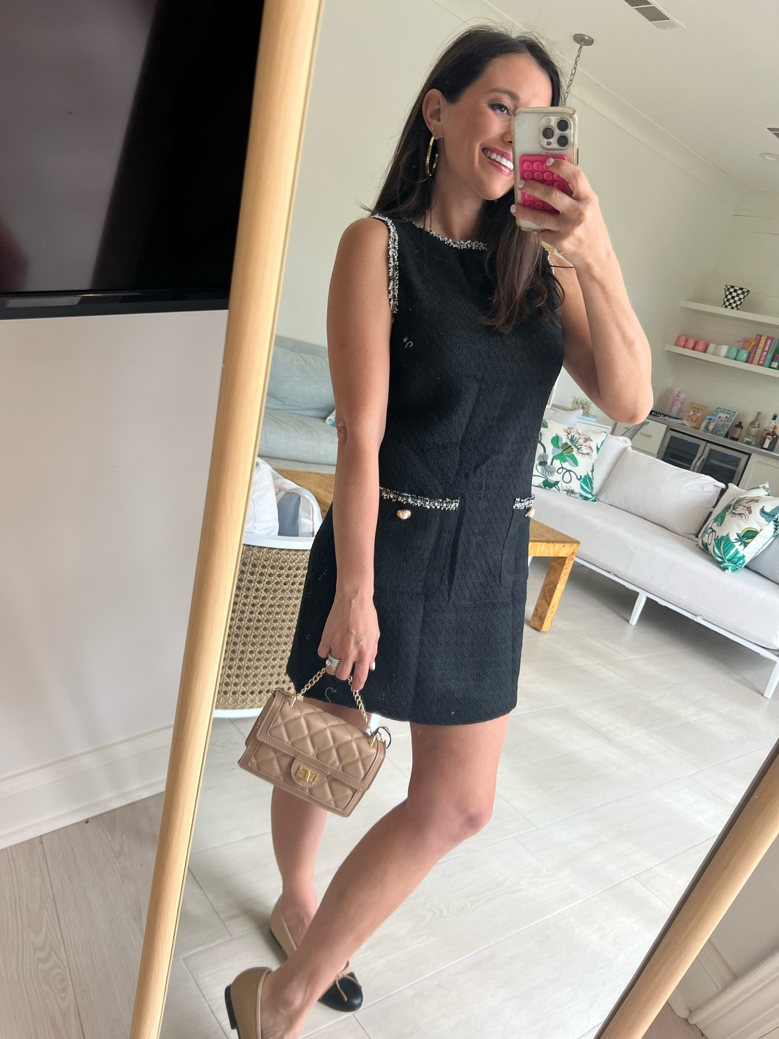 preppy tweed dress on a budget!wearing size small • amazon budget friendly finds 

#LTKfindsunder50 #LTKstyletip #LTKSeasonal