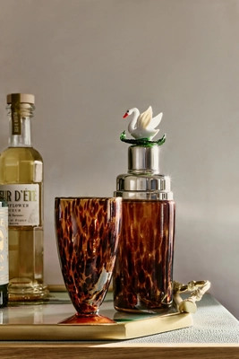Swan Pond Life Cocktail Shaker | Anthropologie (US)