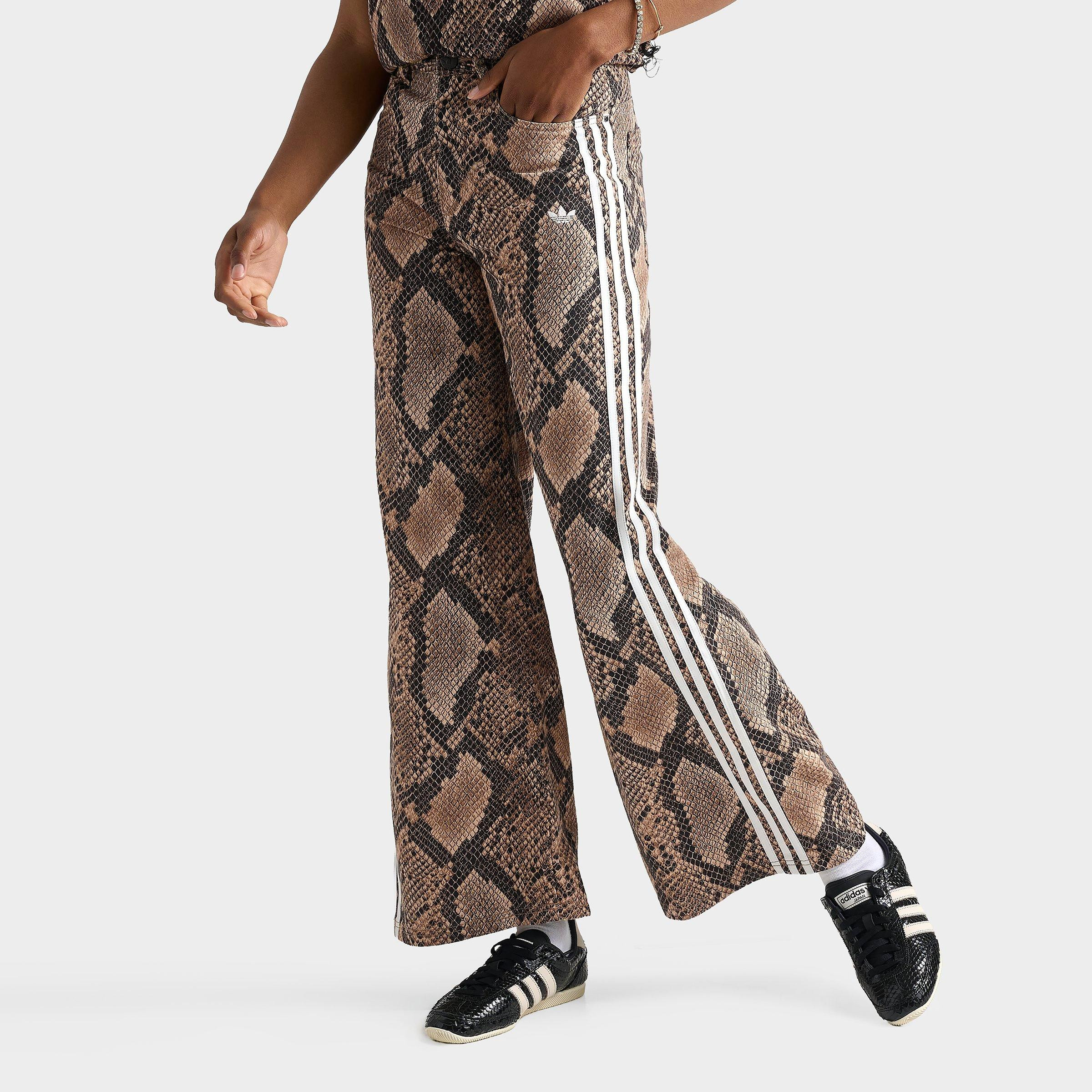 Women's adidas Originals Snake Print Denim Loose Pants | Finish Line (US)