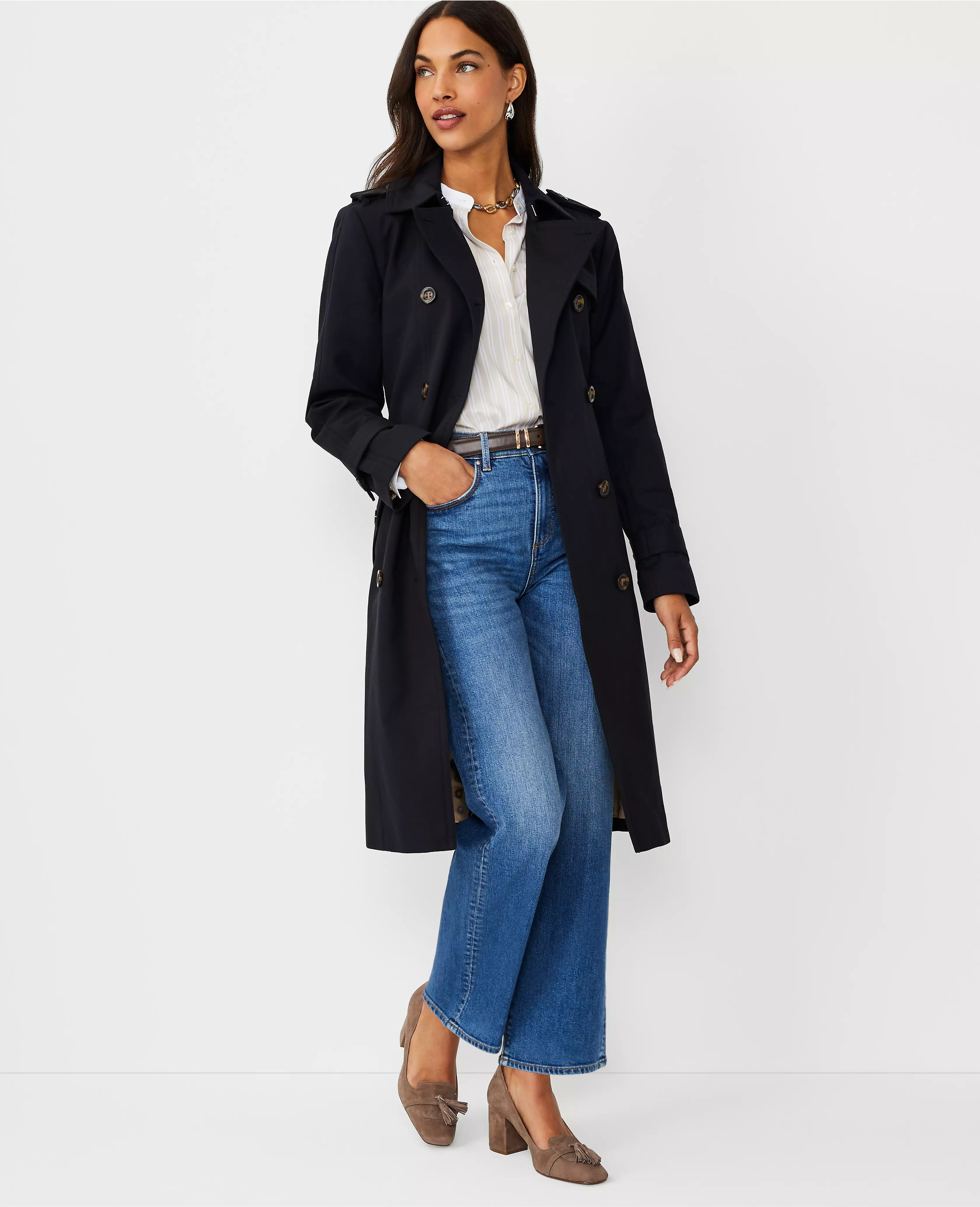 Fitted Trench Coat | Ann Taylor (US)