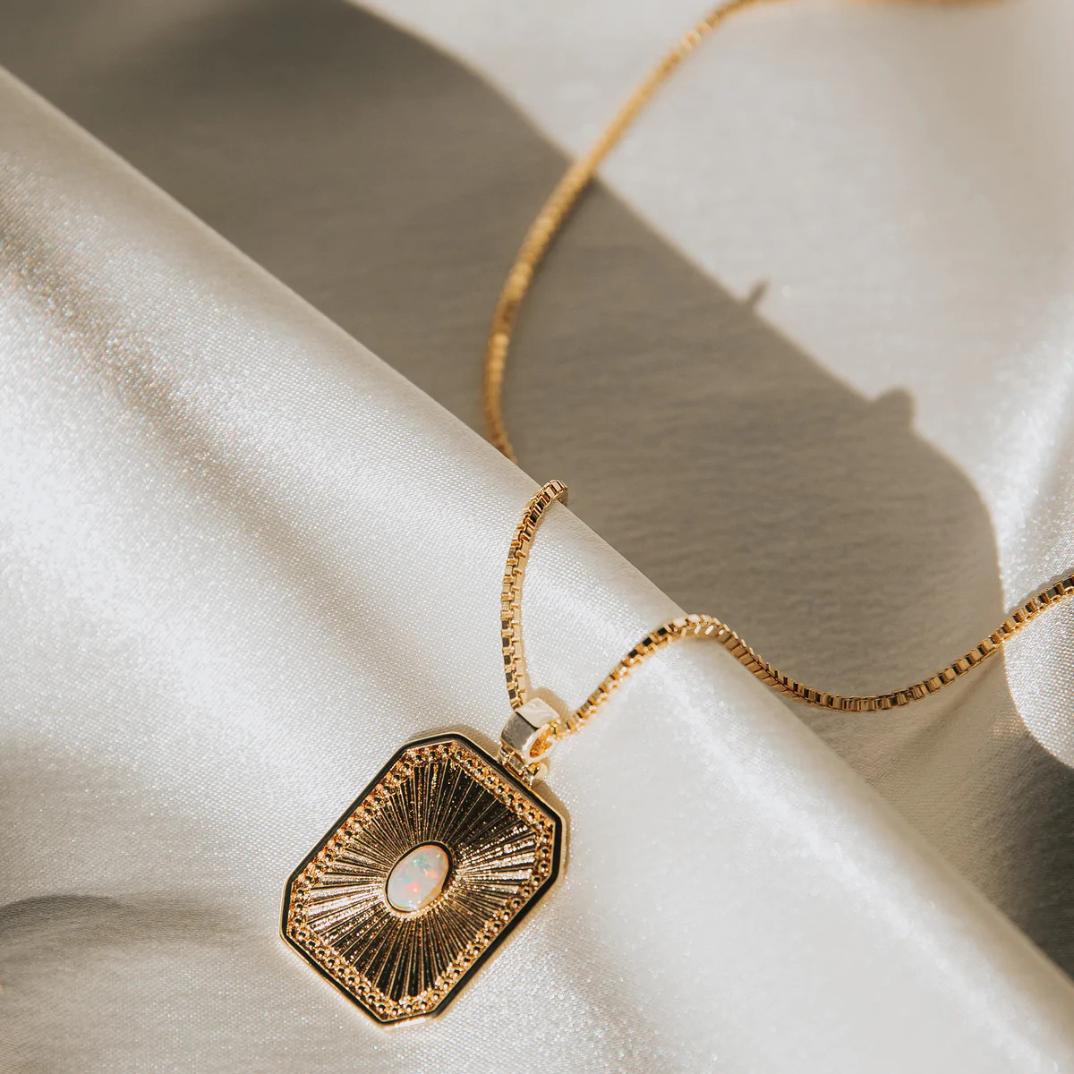 The Icon Opal Necklace | Erin Fader Jewelry Design