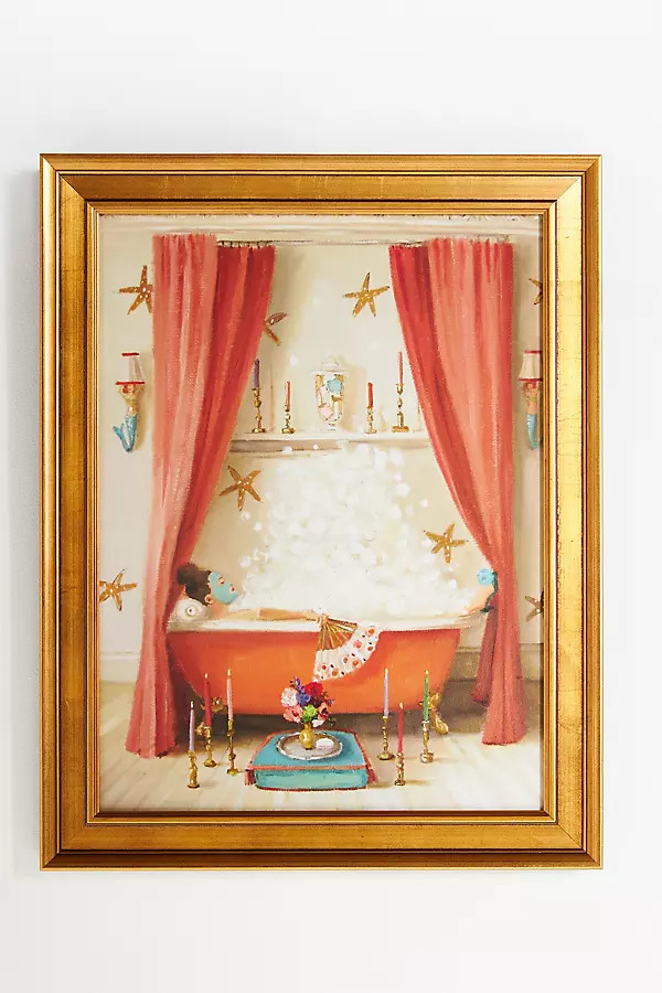 Princess Edwina Takes A Bath Wall Art | Anthropologie (US)