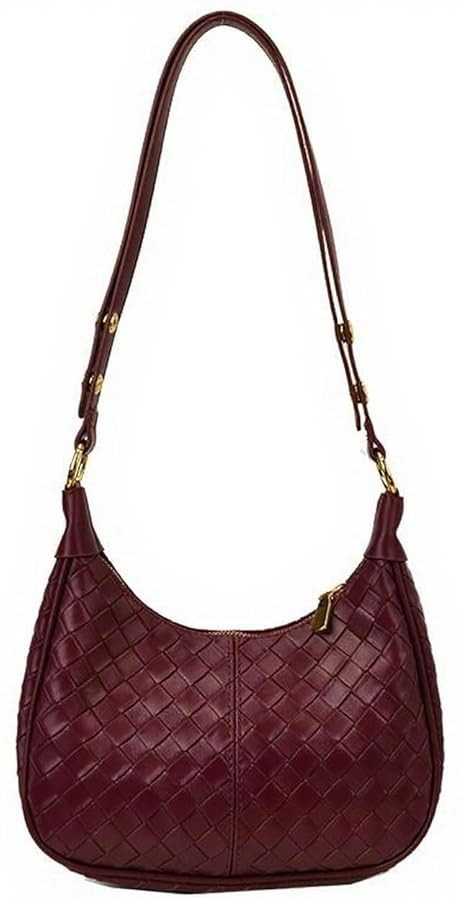 Amazon.com: Worldlyda Slouchy Shoulder Bag for Women Vintage Soft Vegan Leather Crossbody Purse w... | Amazon (US)