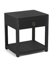 1 Drawer Raffia Table | TJ Maxx