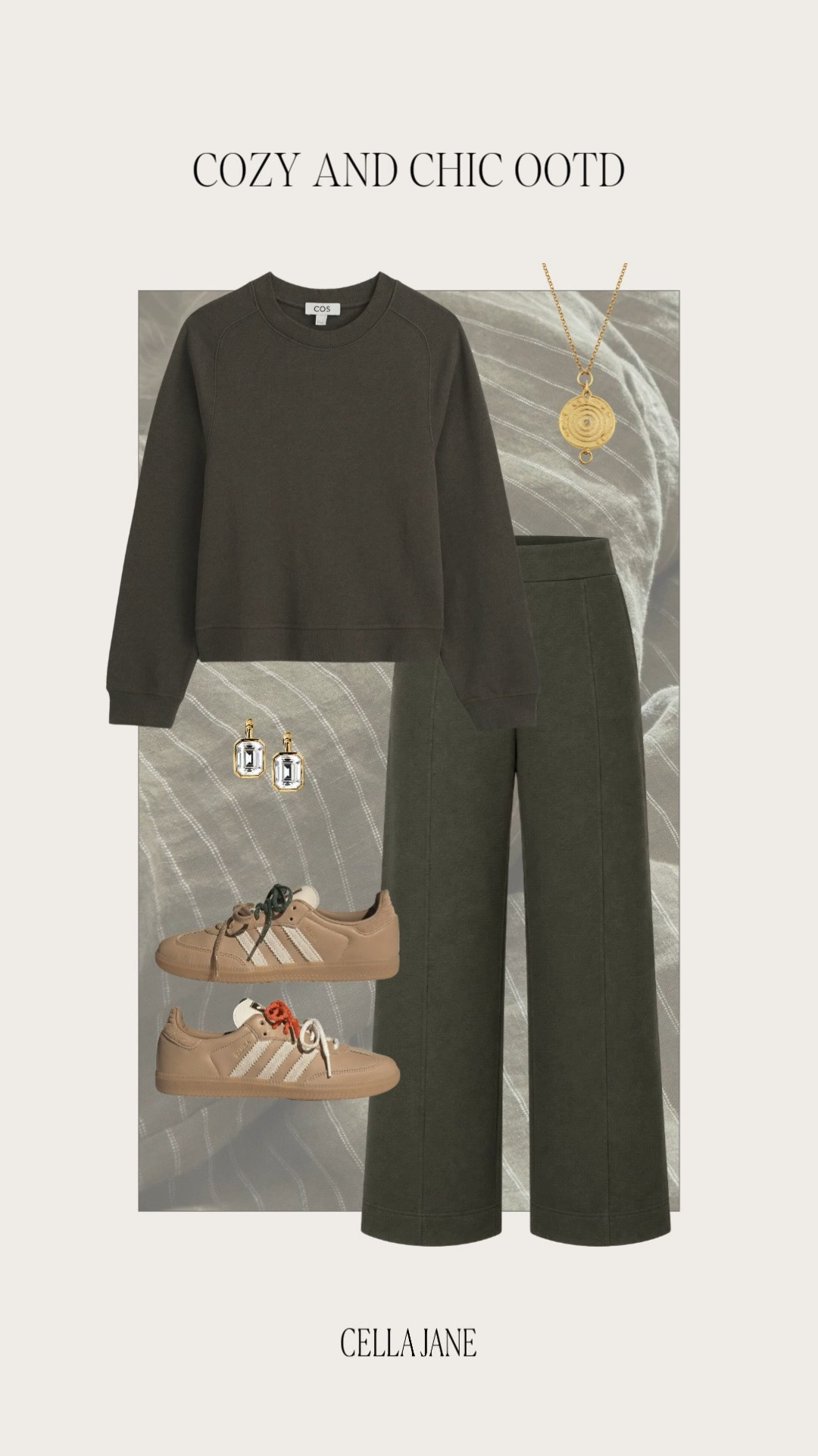 Love this sweat set! In the color brown.