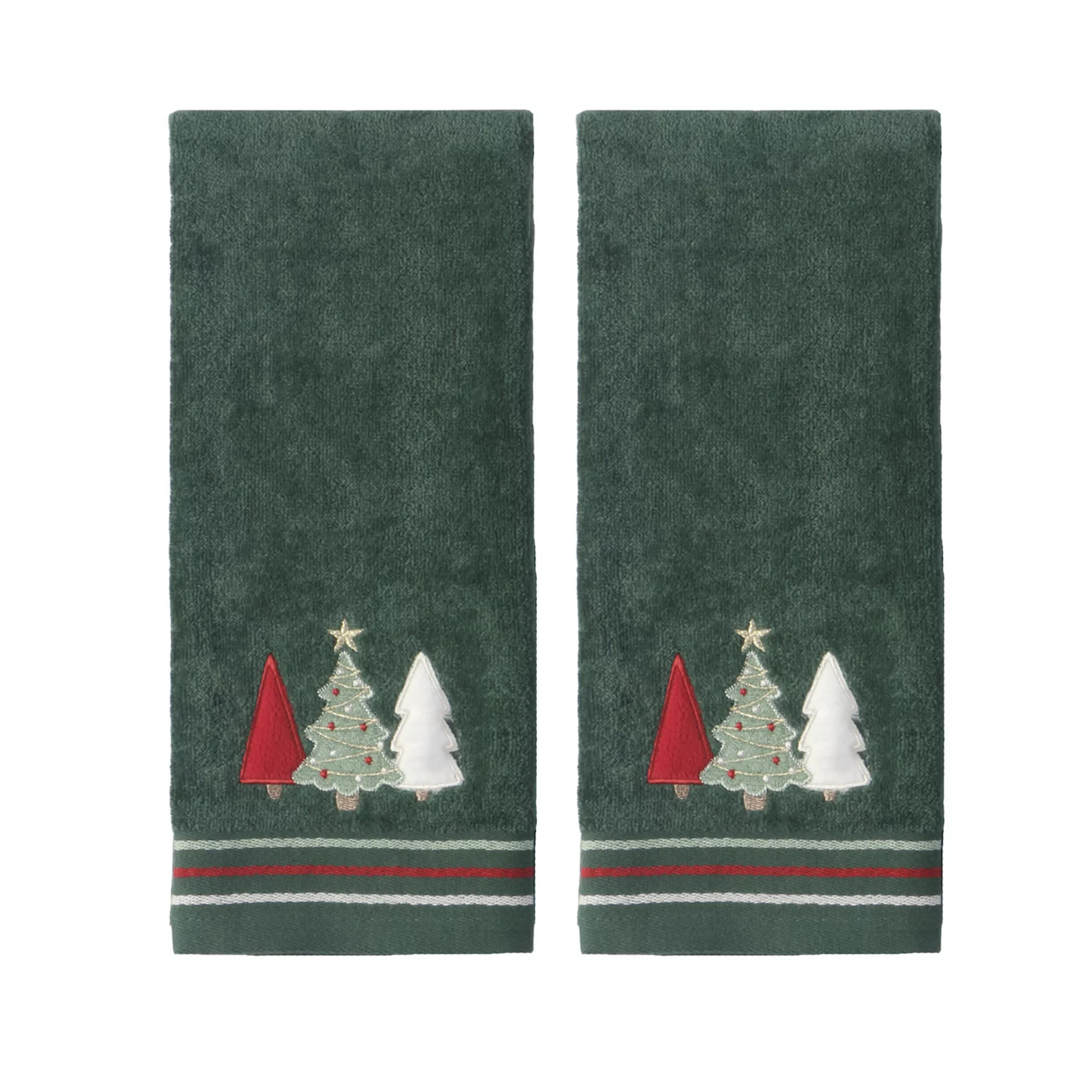 St. Nicholas Square® 2-pc. Christmas Tree Hand Towel Set | Kohl's