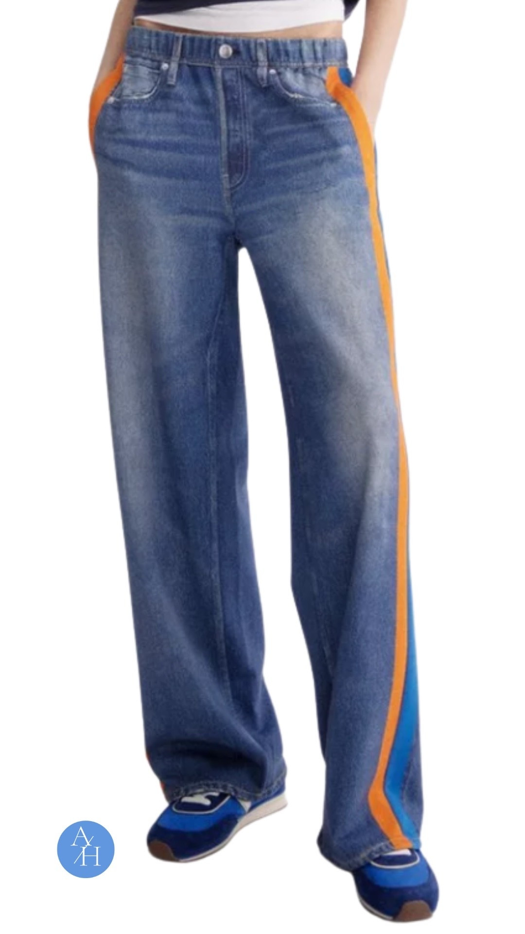 Top-selling denim-look track pants that feel like sweats but style like jeans. These illusion “denim” jogger pants feature bold sport side stripes, a pull-on elastic waistband, and ultra-soft cotton for all-day comfort. Using the signature Miramar print technique, they give you the look of lived-in jeans with the ease of lounge pants—perfect for travel, game day, and casual cool outfits. Fashion meets comfort in the best possible way from Rag & Bone. 

#LTKOver40 #LTKgrwm #LTKootd