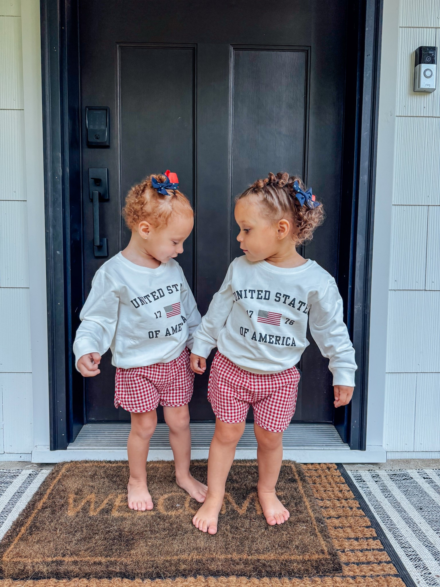 Loving this little Americana outfit set on my toddler girls 🇺🇸 #toddlergirloutfits #toddlerclothes #toddlerootd #kidsclothes #kidsstyle #usa #americana #fourthofjulyoutfit 

#LTKBaby #LTKKids #LTKSummerEdit