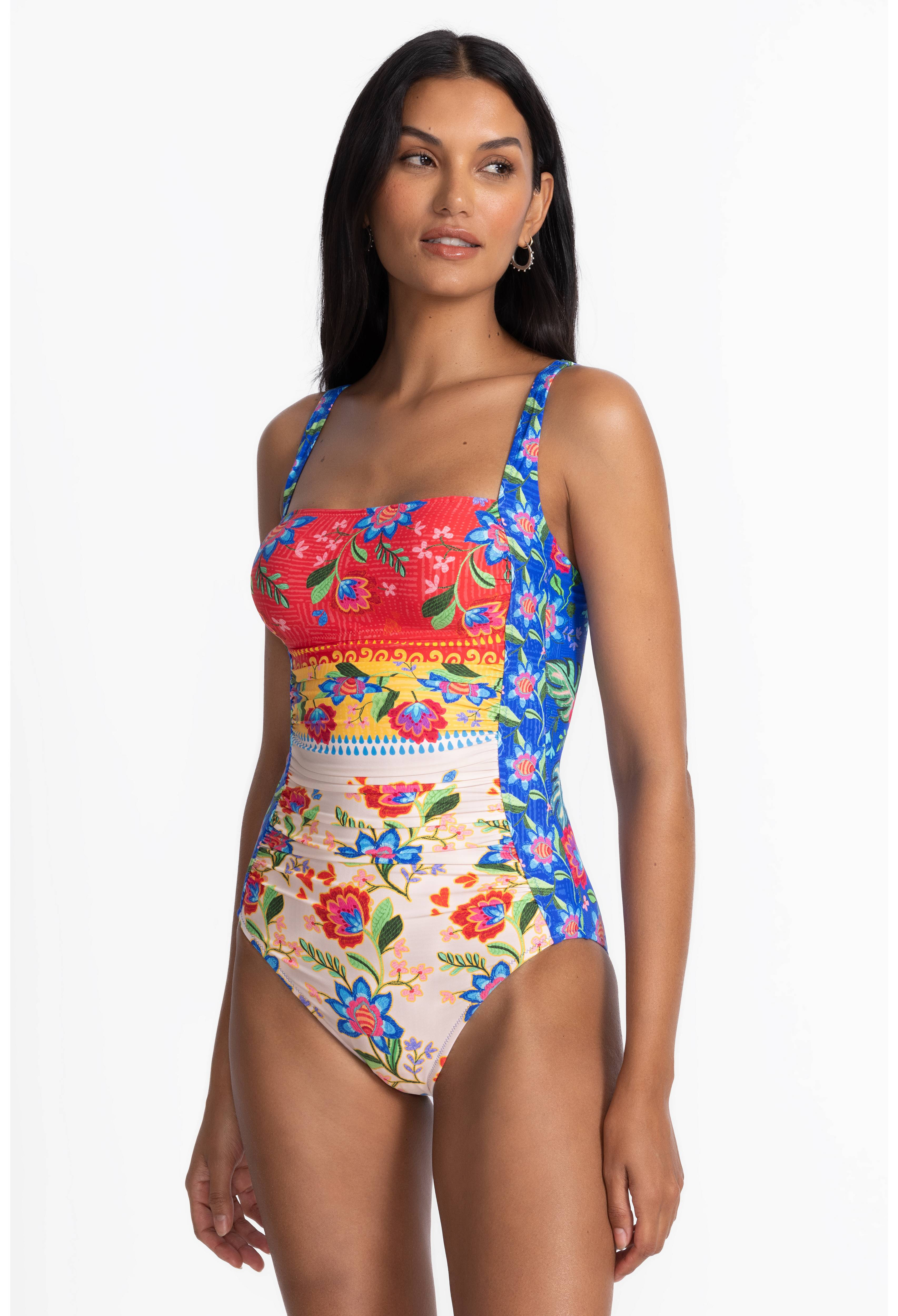 MARILYN RUCHED ONE PIECE | Johnny Was | Johnny Was