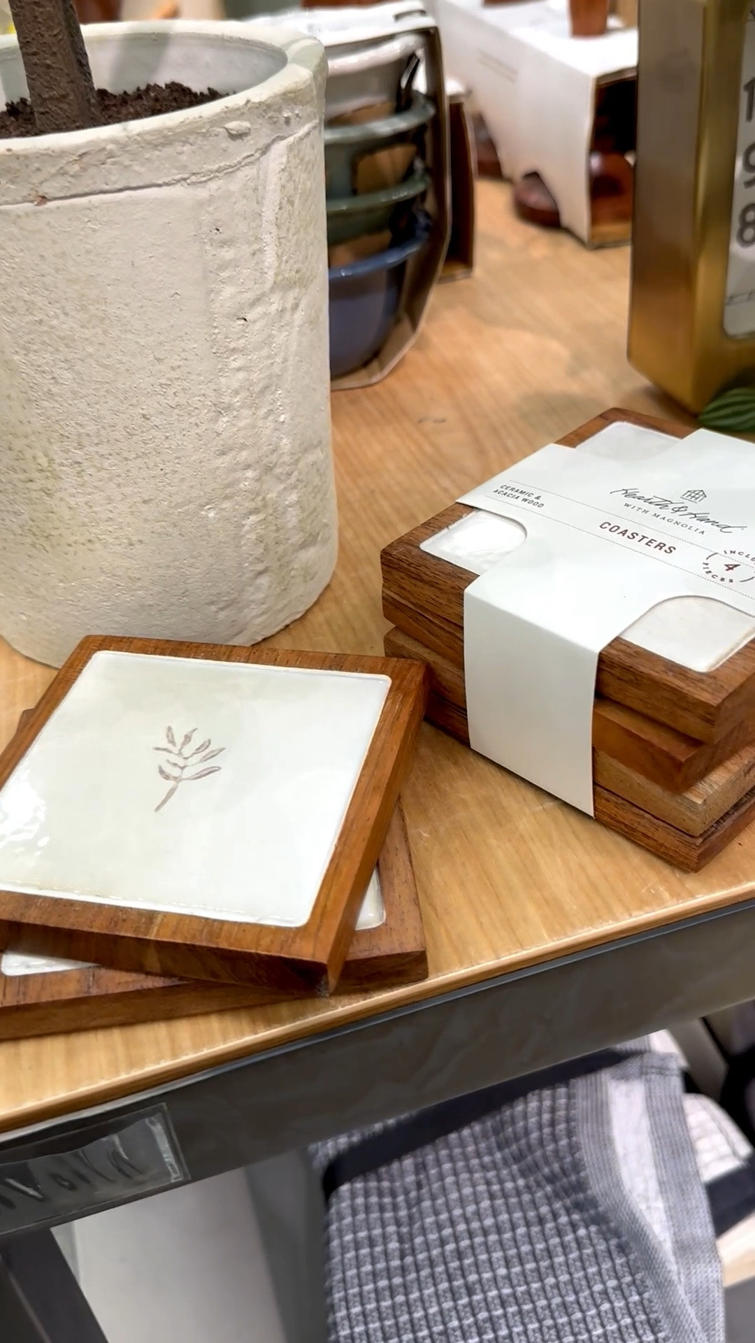 Lots of family and friends will be over this summer…so take care of your furniture too! 🙏🏻 This set is so pretty with each coaster featuring a patterned tile in a wood frame.

#coasterset #coasters #summerdecor #coffeetabledecor #setof4coasters #target #tilecoasters #homedecor

#LTKHome