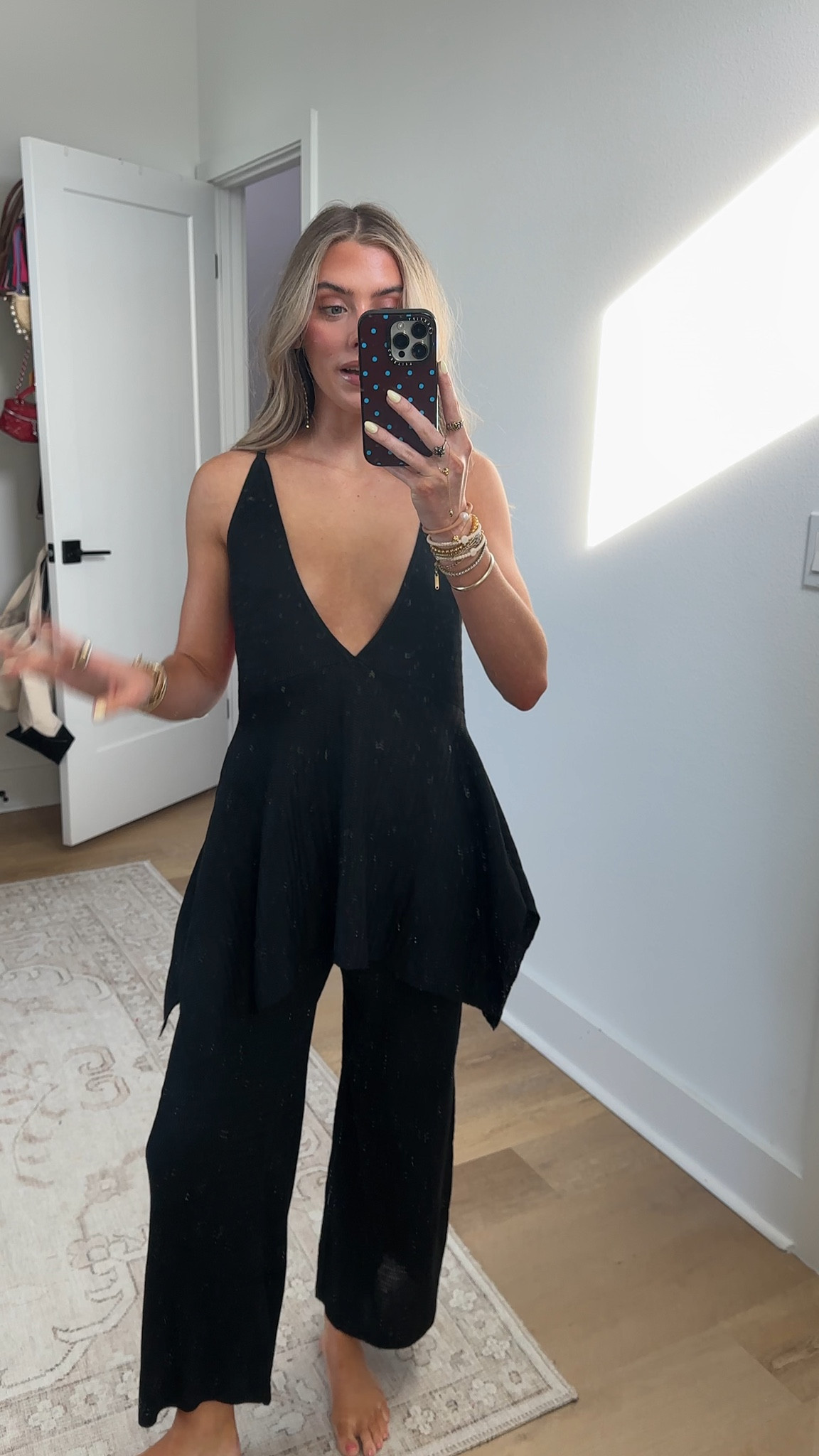 Amazon size small Tankaneo Womens 2 Piece Knit Sets Summer Vacation Outfits Deep V Neck Flowy Tank Tops Wide Leg Pants Sweater Matching Sets

#LTKSeasonal #LTKootd #LTKSaleAlert