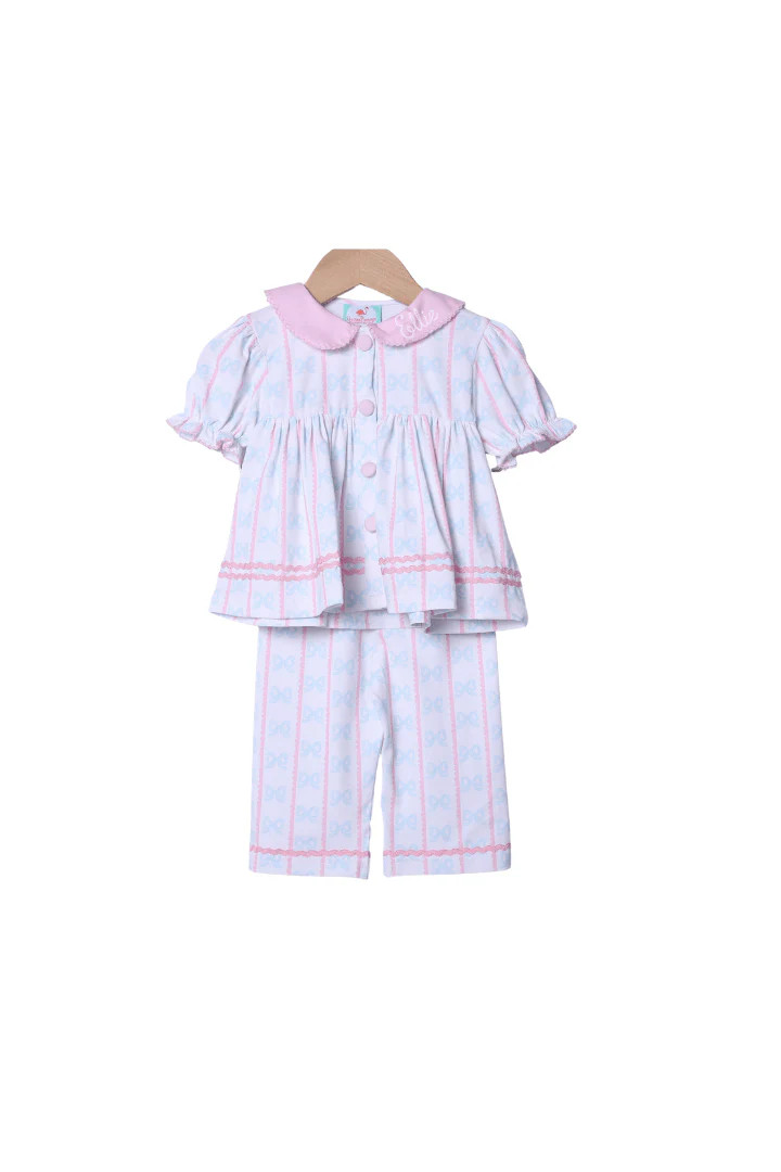 Sweet Scalloped Bow Swing Lounge Set | The Smocked Flamingo
