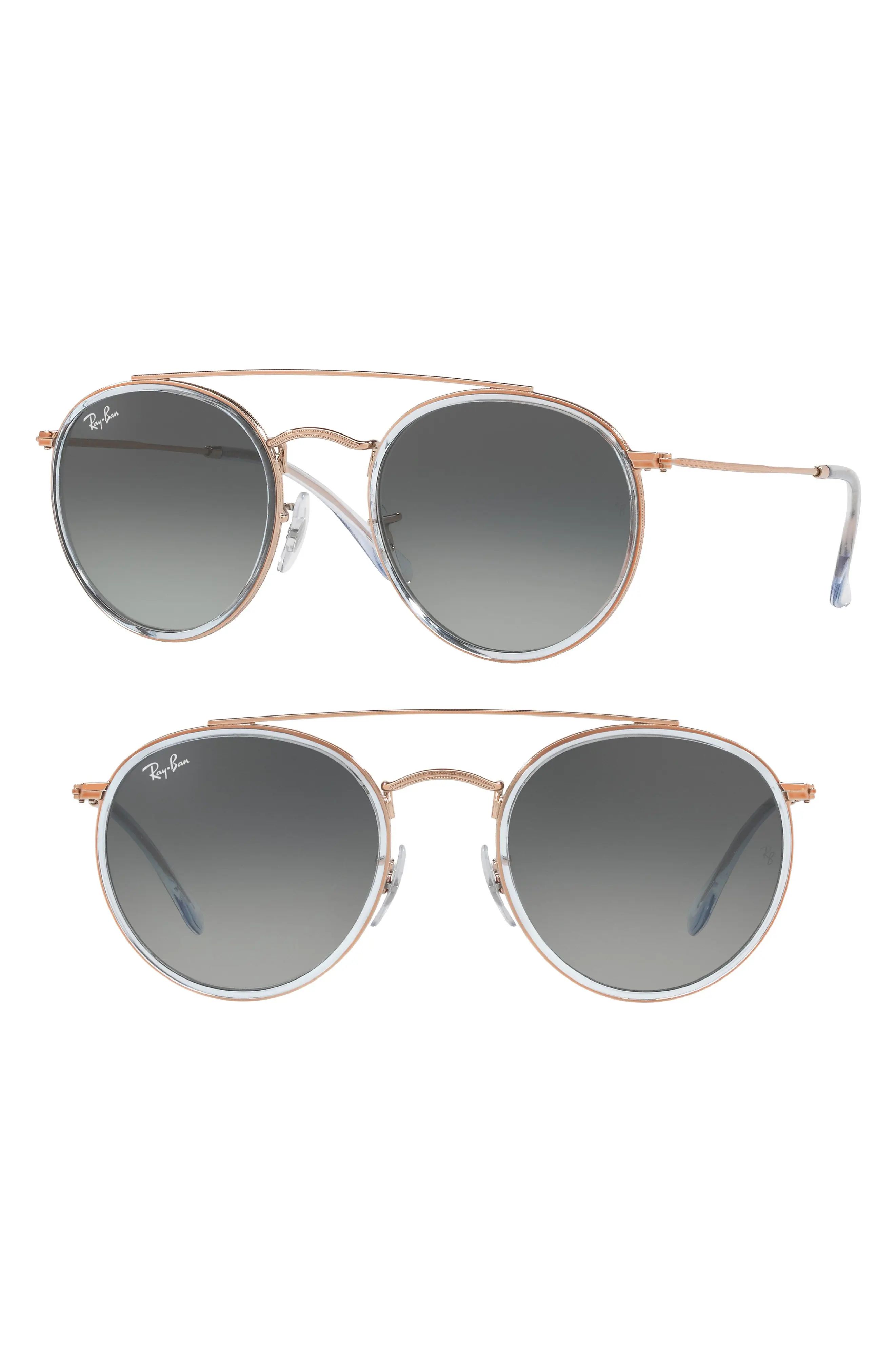 51mm Aviator Gradient Lens Sunglasses | Nordstrom