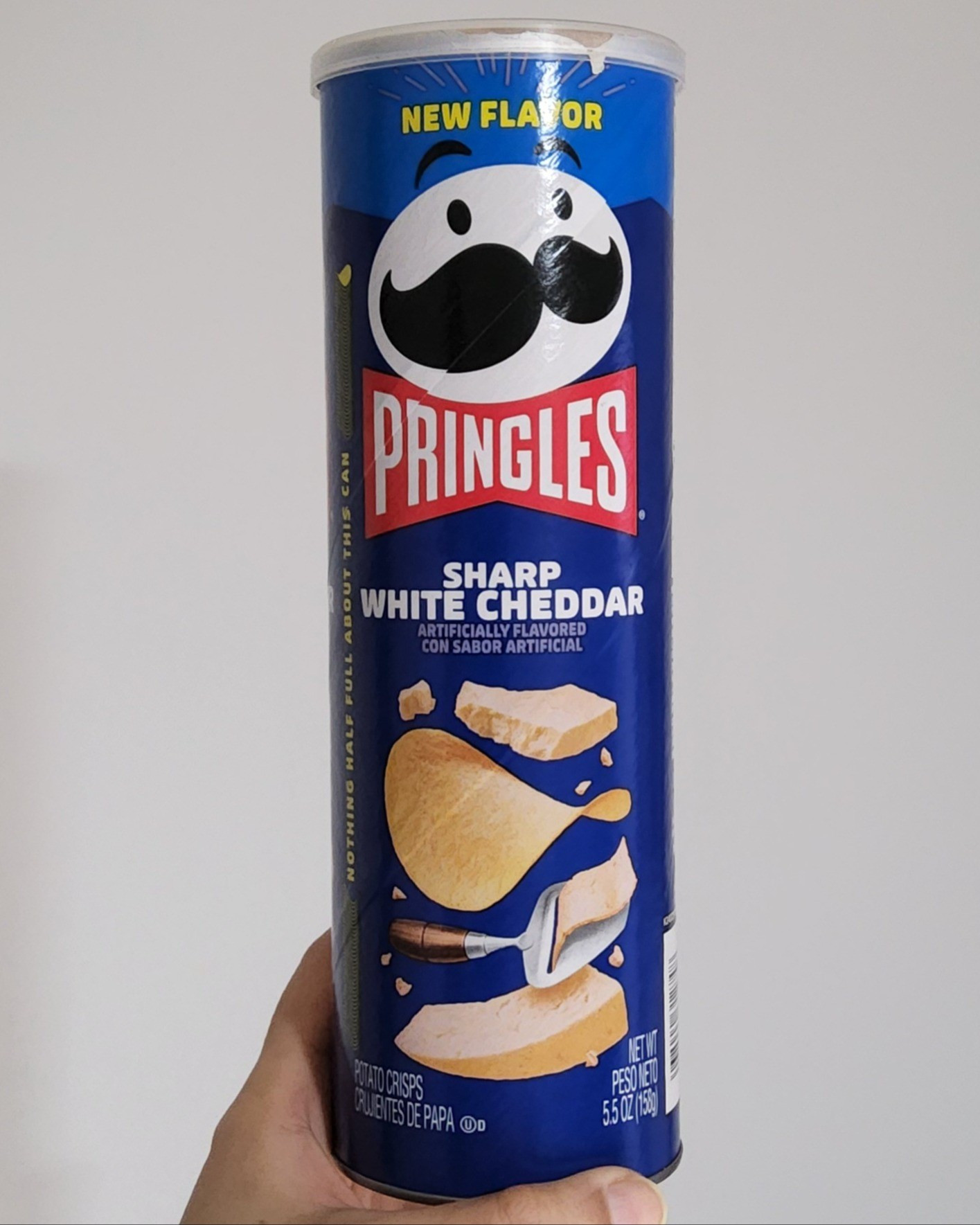 I tried this new Pringles flavor in sharp white cheddar. I was hesitant to try at first because I prefer less sharper cheese flavors. But after trying, these chips are not bad. They have a mild white cheddar taste and flavor. They're crispy and crunchy. 

#LTKfoodie #LTKU #LTKKids