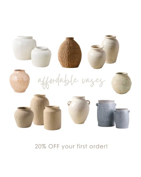 Did you know you can shop Magnolia online? They have tons of great affordable one of kind decor pieces. Here’s a round up of my favorite vases!

Vases, large vases, home decor, affordable home decor, new decor, console table decor, entryway decor, entryway styling, home styling, home decorating, table decor

#LTKHome #LTKStyleTip #LTKFindsUnder100