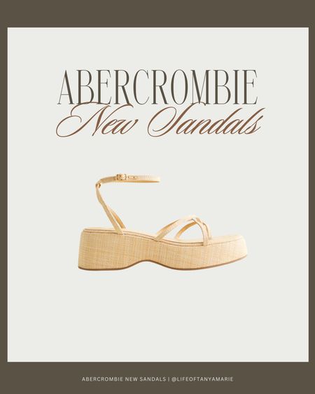 New Arrivals | Cute sandals for summer at Abercrombie. #New #Shoes 

#LTKSaleAlert #LTKStyleTip #LTKGiftGuide