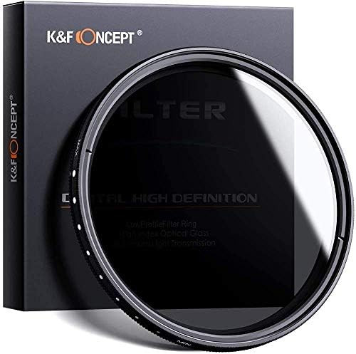 K&F Concept 40.5mm Neutral Density Filter, 40.5mm Slim Variable Fader ND Filter Adjustable ND2 to ND | Amazon (US)