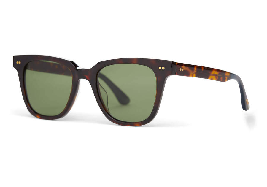 Memphis 301 Tortoise Polarized Handcrafted Sunglasses | Toms Americas