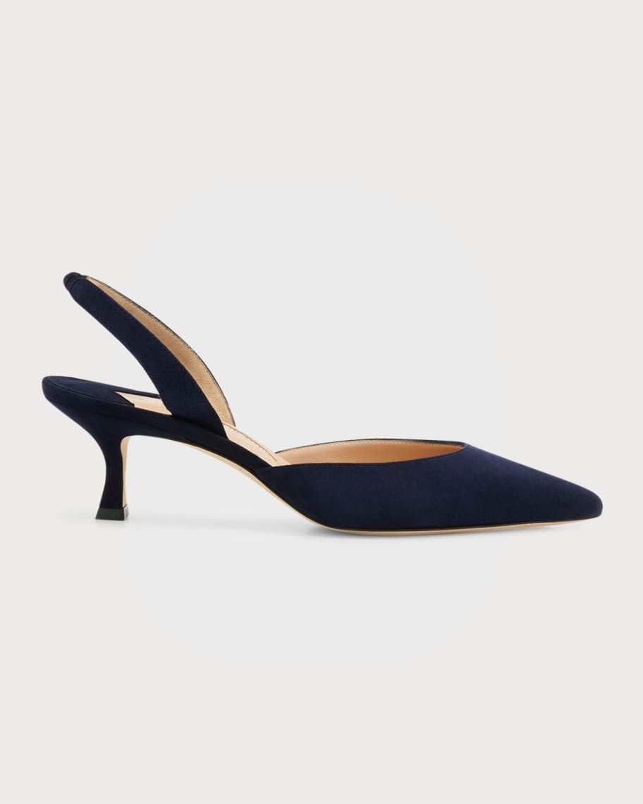 Carolyne Kitten-Heel Halter Pumps | Neiman Marcus
