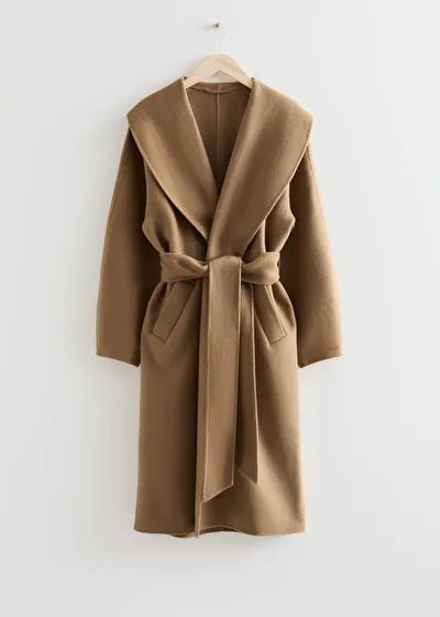 Oversized Shawl Collar Coat | & Other Stories US