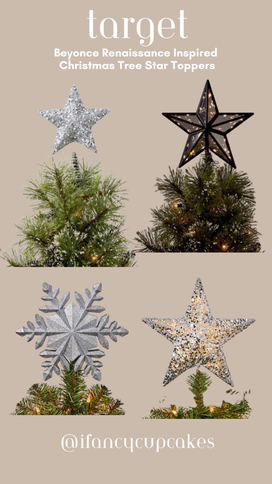 Beyoncé Renaissance Inspired Christmas Tree Star Toppers at Target! 🖤🪩✨

#LTKstyletip #LTKHoliday #LTKhome