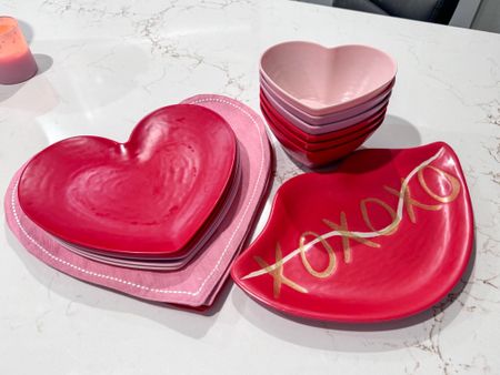 Valentines Table setting 
Heart plates

#LTKhome #LTKSeasonal