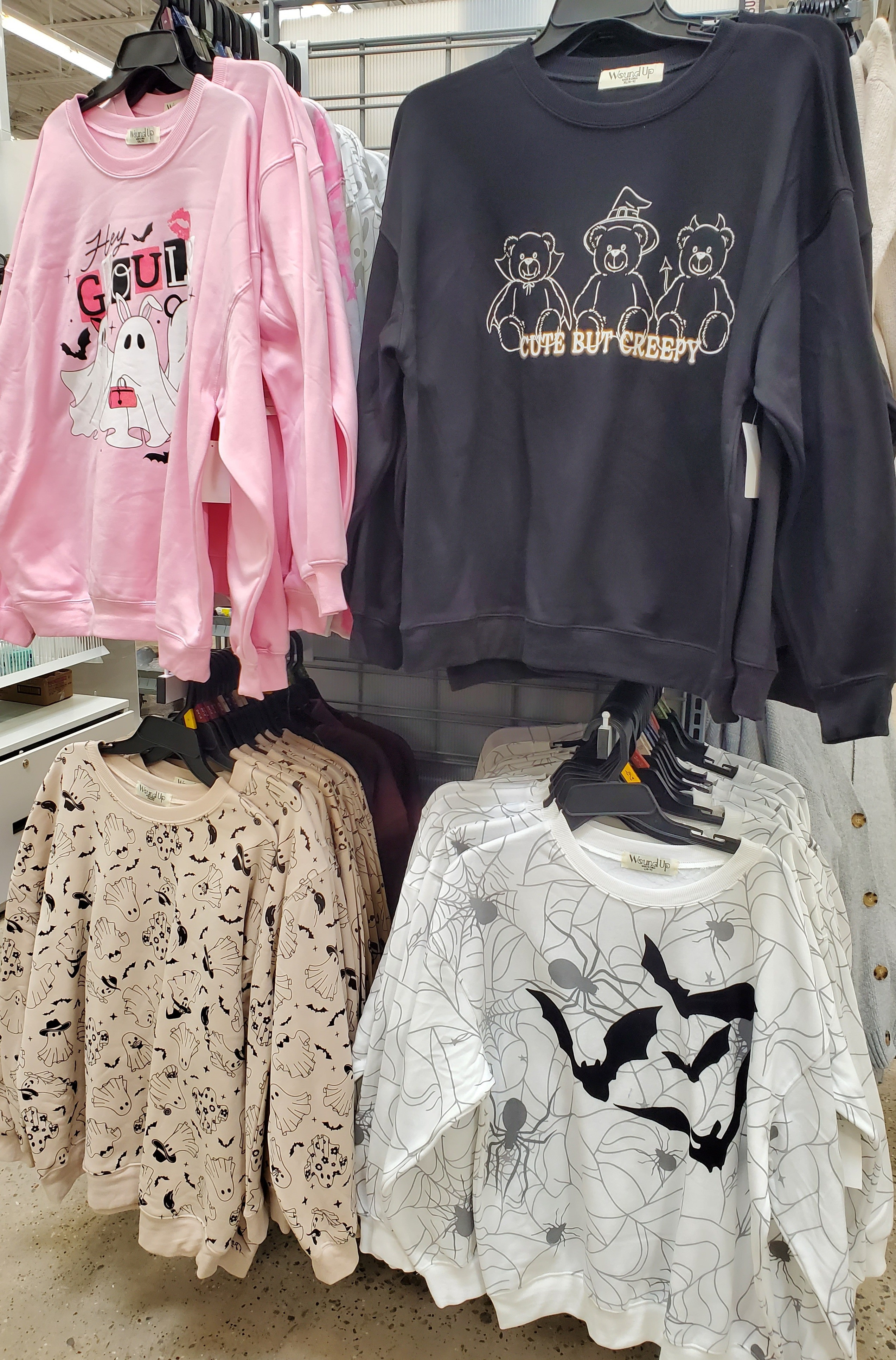 These $11 Halloween sweatshirts are so cute! They wash well too!....Halloween attire. Halloween shirts. Halloween sweatshirts. Halloween finds. 

#LTKHalloween #LTKSeasonal #LTKStyleTip