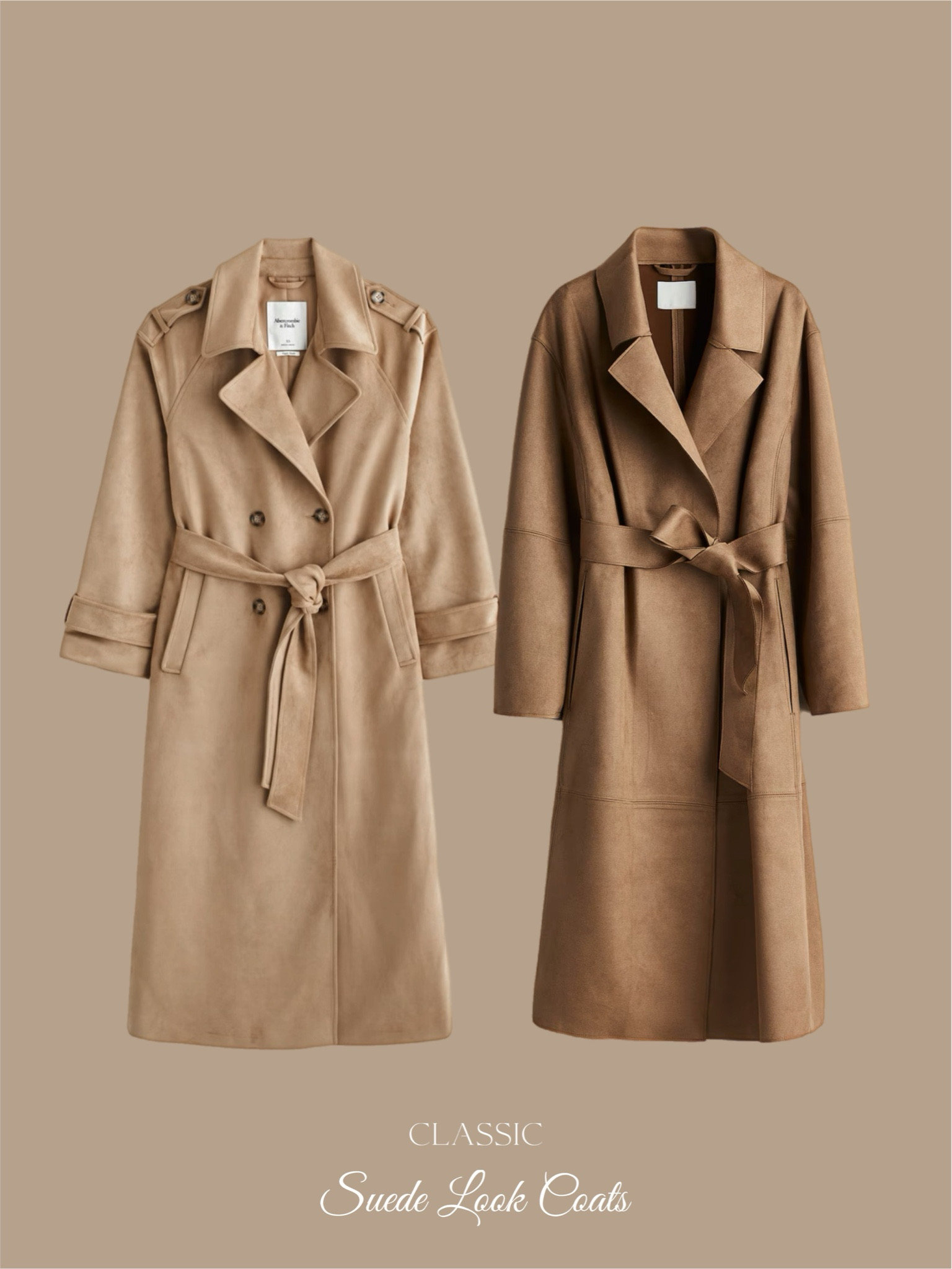 Suede coats 🧥 my favourite I’ve seen so far! In stock in all sizes! #suede #coats #jacket #coat 

#LTKmidsize #LTKSeasonal