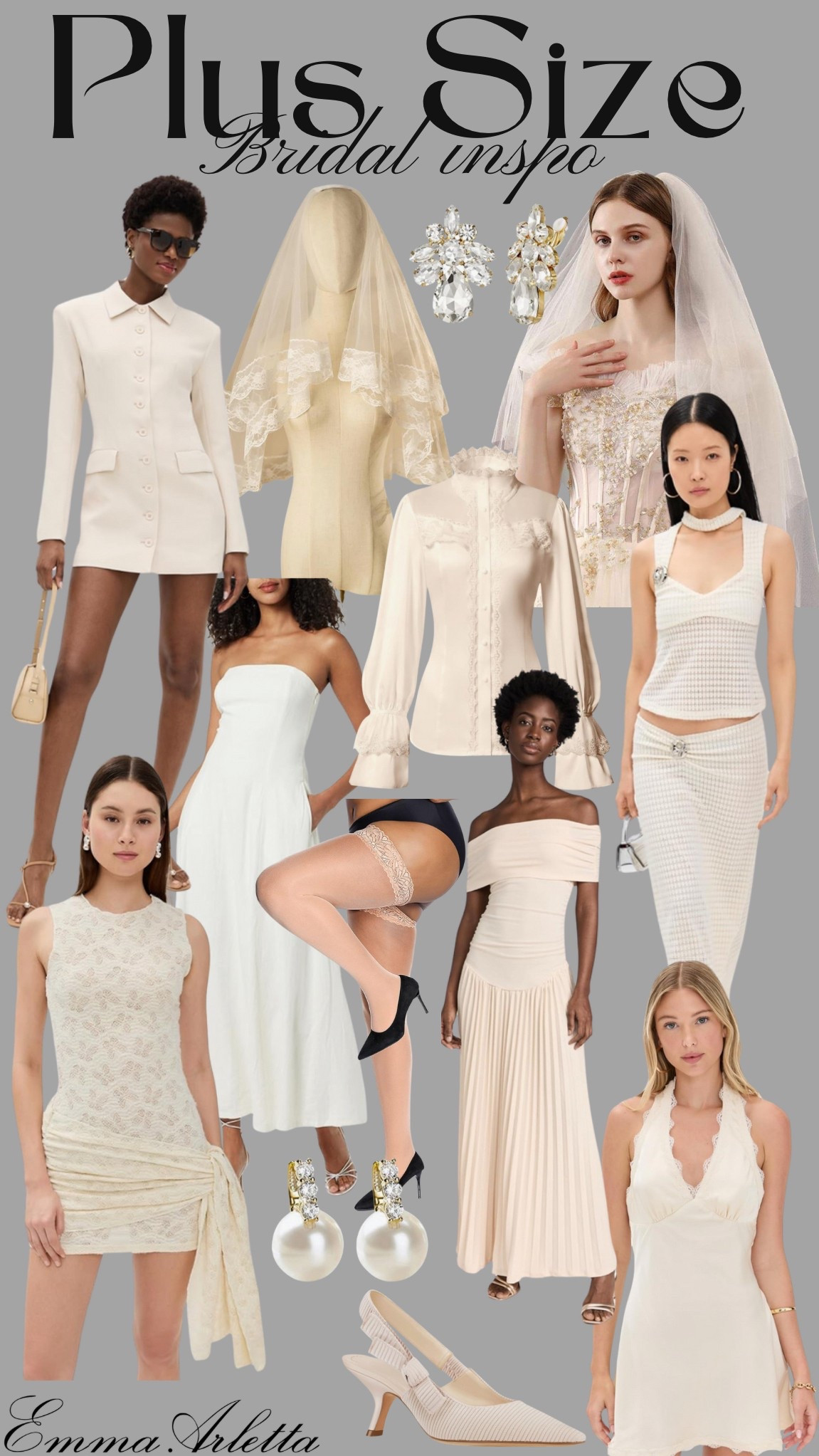 bridal era 🕊️☁️

Wedding, bridal, plus size bride, bride, bridal outfit, bridal accessories 

#LTKStyleTip #LTKWedding #LTKPlusSize