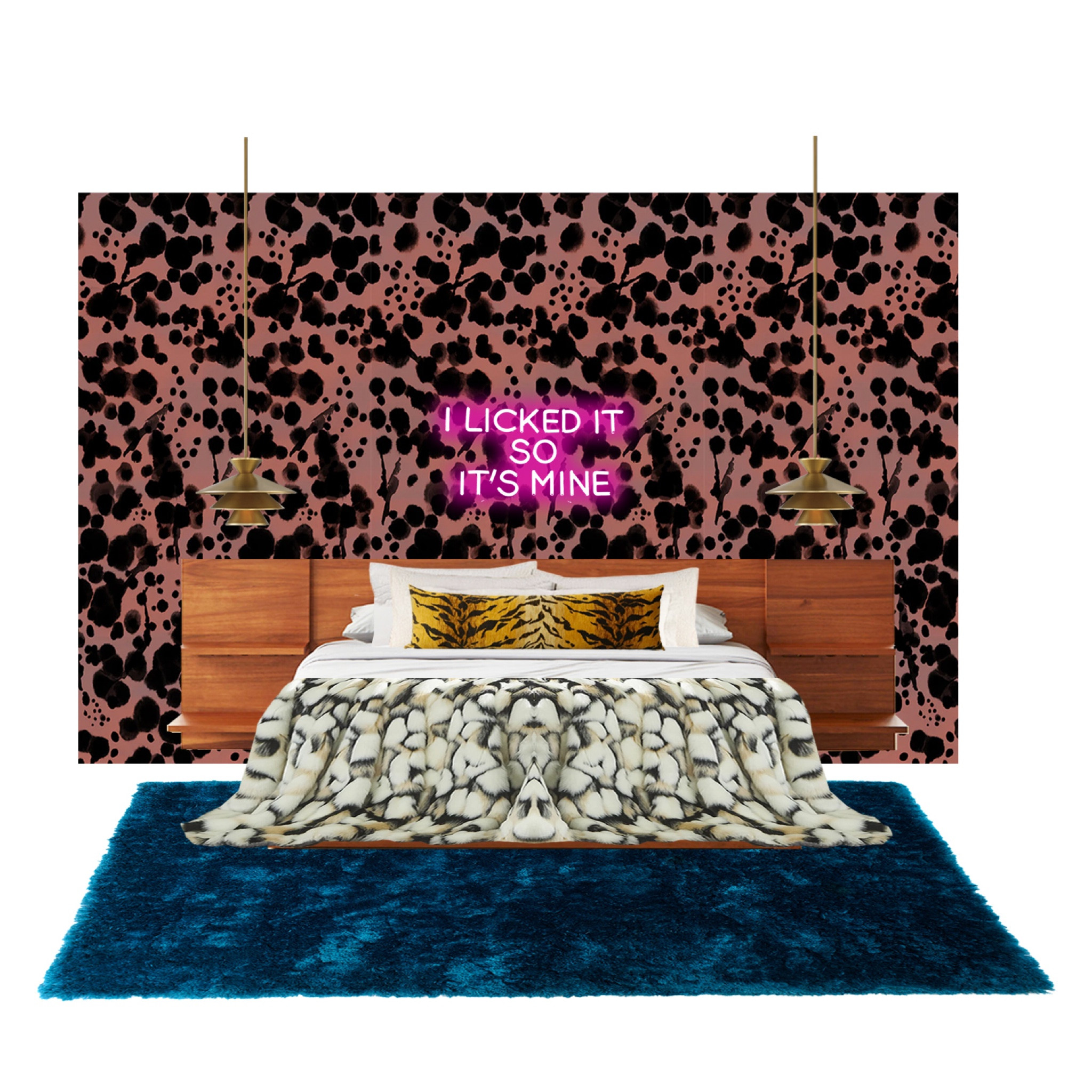 Celebrating the Valentine's / Galentine's season with some of my sexiest and favorite past projects this week - today we're going with a darker look for extra coziness and naughtiness 💕
Wallpaper is Midnight Oil in mauve and you can find another blanket option from Zgallerie, the Neve throw 🫶

#sexybedroom #valentinesday

#LTKstyletip #LTKhome