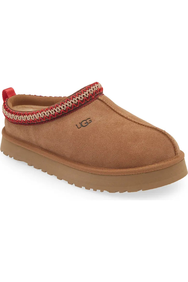 UGG(r) Kids' Tazz Slipper in Green Multi at Nordstrom, Size 5 M | Nordstrom