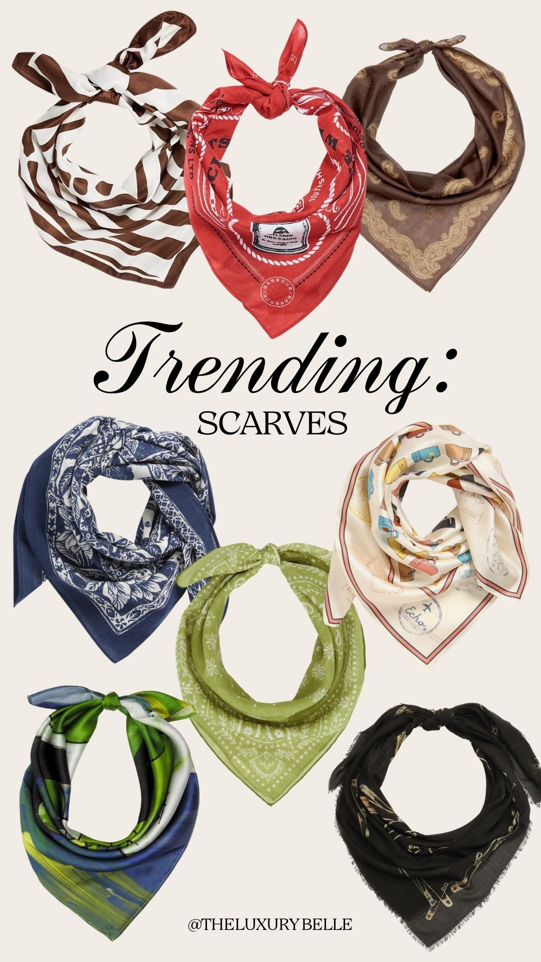 Trending—scarves!

#LTKgrwm #LTKootd #LTKSeasonal