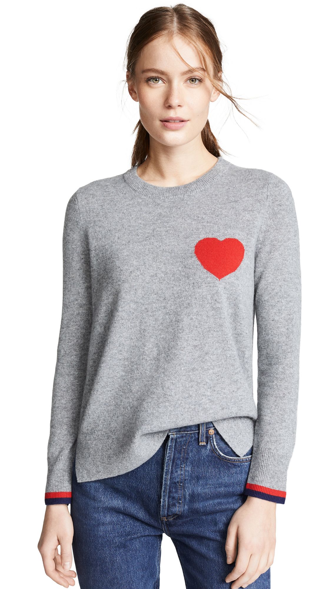 South Parade Cashmere Heart Sweater | Shopbop