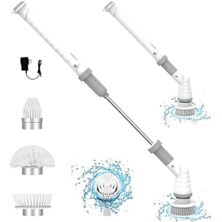 Shower Cleaning Brush, Electric Spin Scrubber, Cordless Shower Scrubber for Cleaning, Tub and Tile P | Amazon (US)