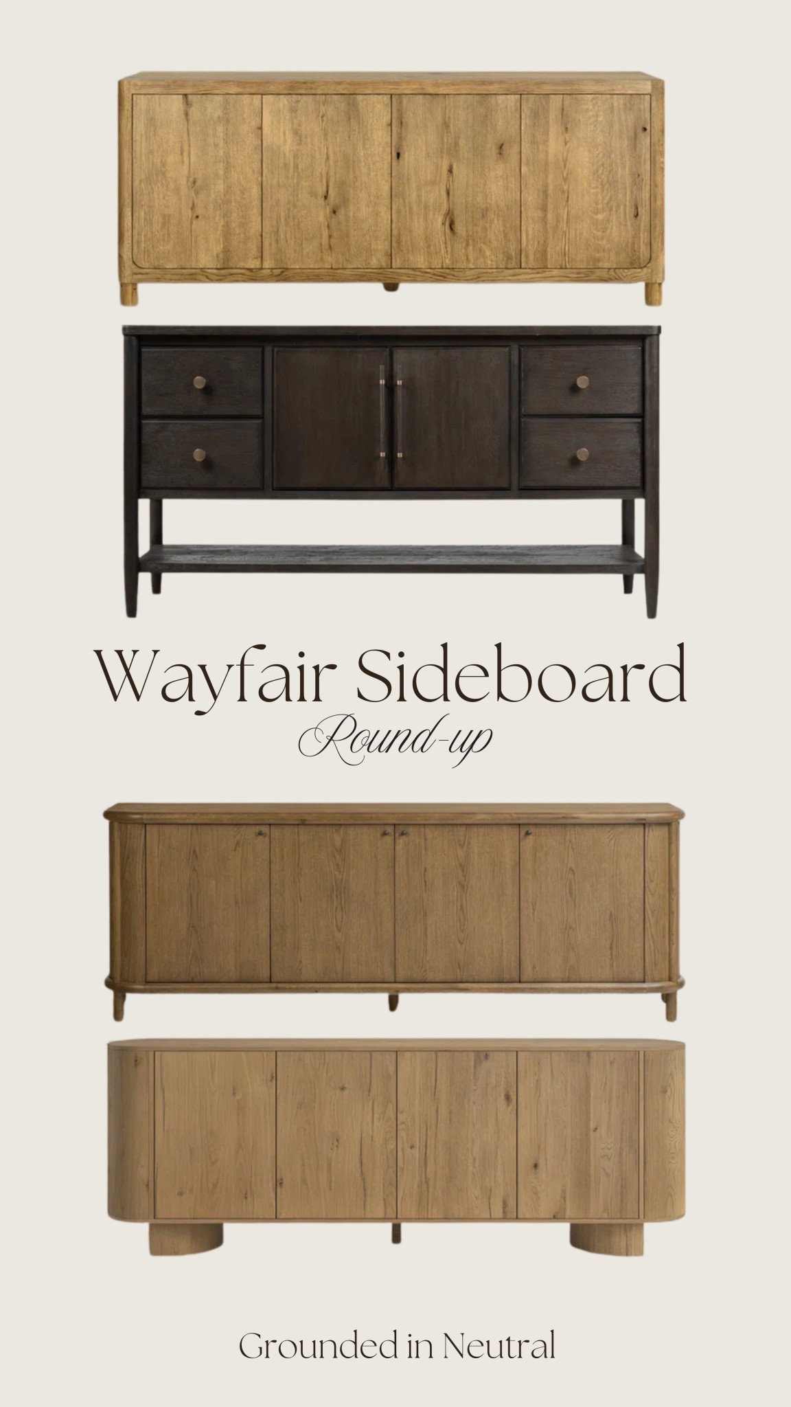 Wayfair sideboard and cabinet round-up. 🤎 A few of these options are on sale for Presidents’ Day. 

#LTKHome #LTKSaleAlert