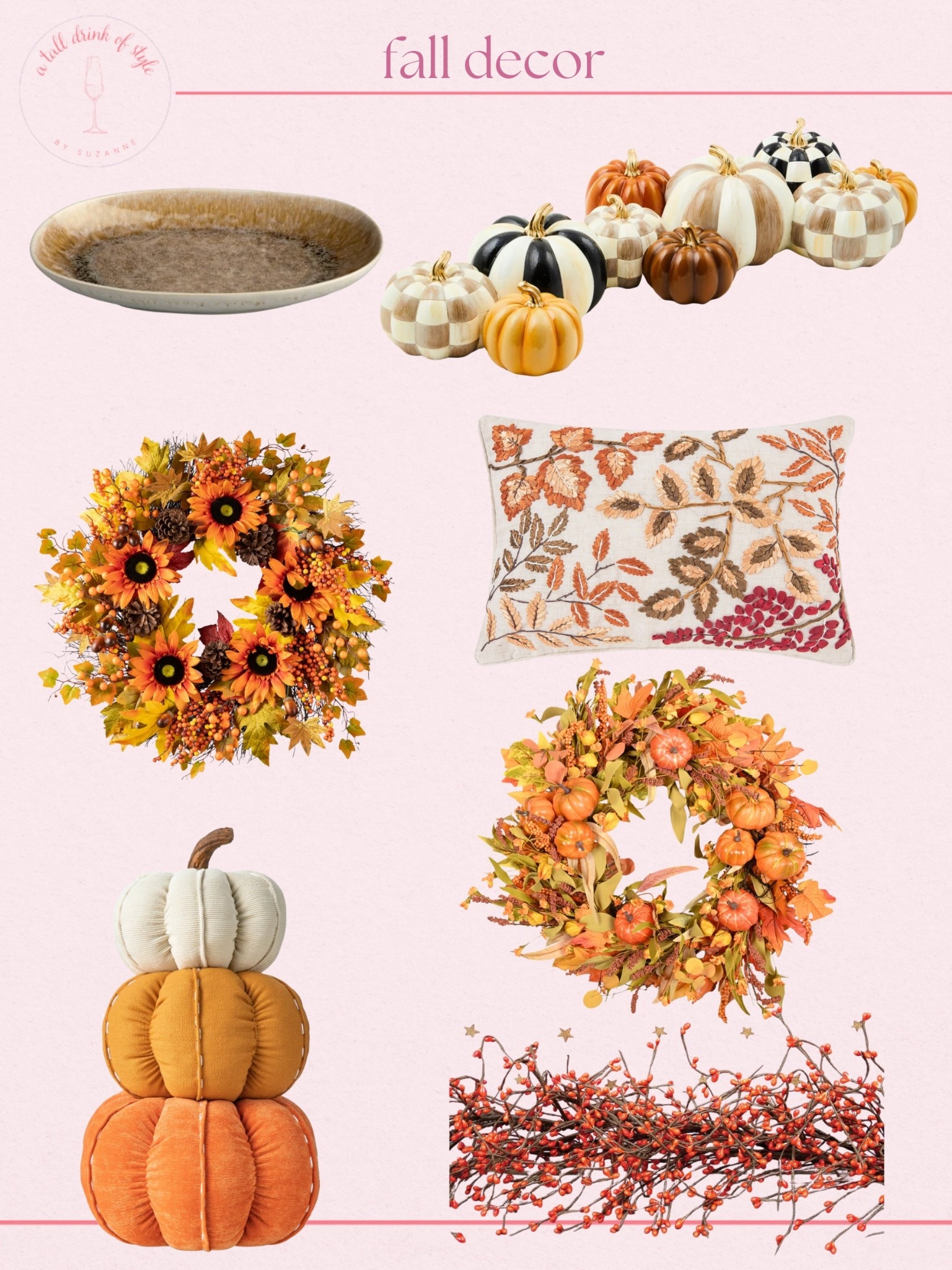 Fall decor finds! These fall hold finds are so cute! 

Hi friend! 👋 Thanks for your support! I’m so glad you’re here!
If you're tall, over 40, or just tired of fashion that doesn’t fit your life, you’re in the right place. I share classic, elevated outfit formulas that actually work on tall women (I’m 6’1” for reference!) and help you feel confident getting dressed again.
I am your resource for timeless, elevated fashion for women over 40 (and tall women)
Age: 55
Height: 6’1”
Tops: S/M
Bottoms: 8/10
Dresses: 8/M
Over 50 fashion, tall fashion, workwear, everyday outfits, timeless outfits, Classic Outfits

#LTKSaleAlert #LTKSeasonal #LTKHome