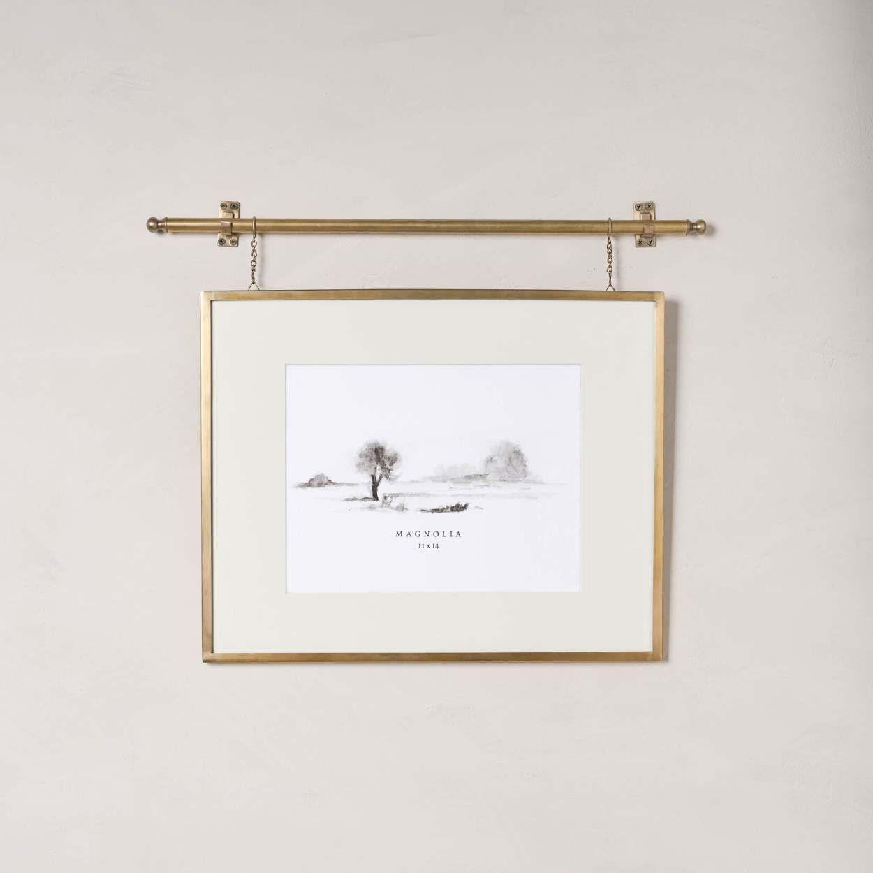 Colleen Brass Rail Picture Frame | Magnolia