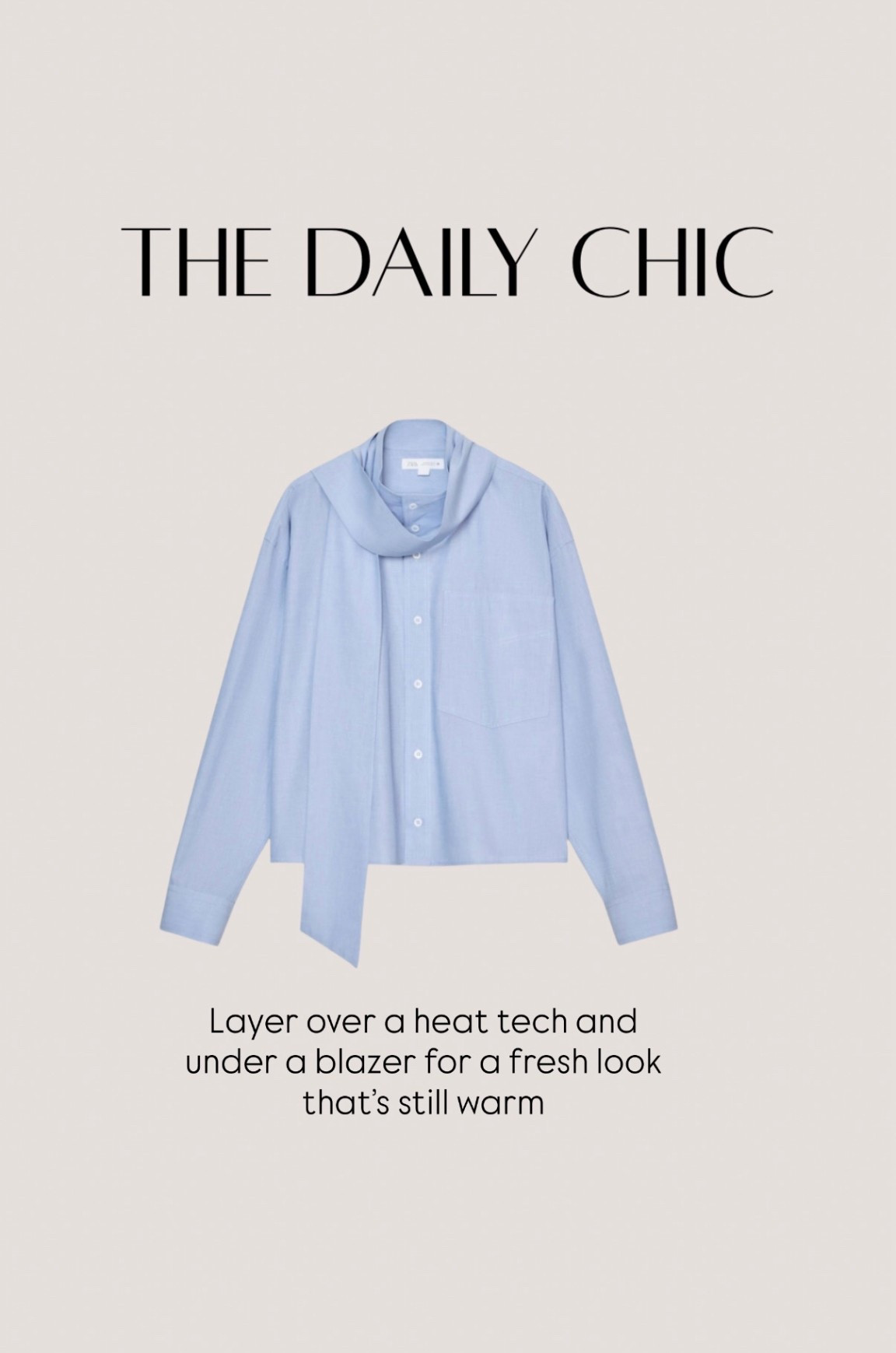 If you’re getting sick of knitwear, this blue cotton shirt with a tie neck could be the answer  

#LTKgrwm #LTKWorkwear #LTKootd