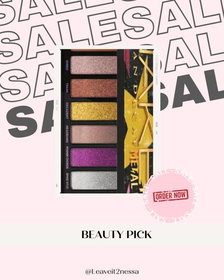 Create the perfect makeup look this holiday with this metallic eye shadow palette! It is currently on sale. Copy the code to get your discount at checkout.

It also makes a great gift for any beauty enthusiast and great stocking stuffers. 

#LTKsalealert #LTKHoliday #LTKGiftGuide