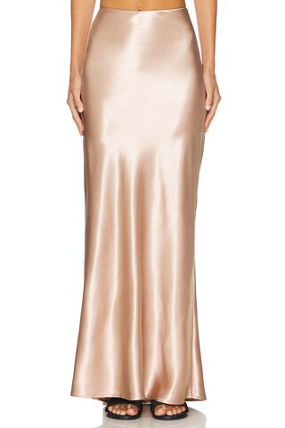 Ani Maxi Skirt in Champagne | Revolve Clothing (Global)