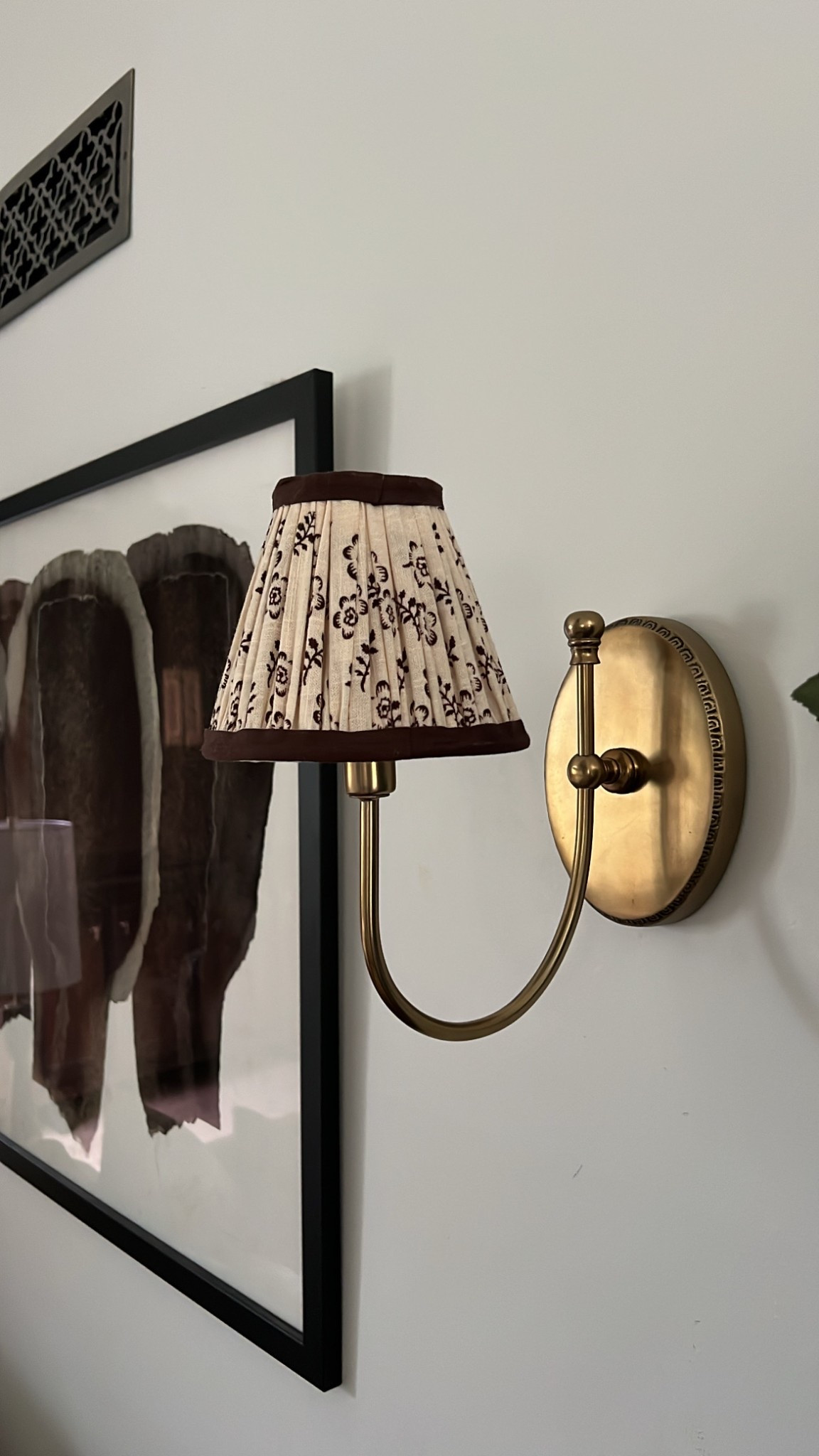 The cutest little sconces with fabric shades! 😍 the newest addition to our living room and the start of some fun updates! 

#LTKHome