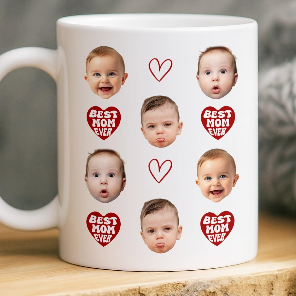 Pawfect House Best Mom Ever Gifts, Custom Photo Coffee Mug With Face, Personalized Birthday Gifts... | Amazon (US)
