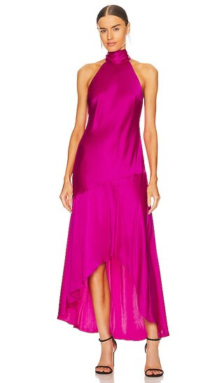 Draped Halter Dress | Revolve Clothing (Global)