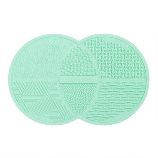 Aqua Makeup Brush Cleaning Mat | World Market