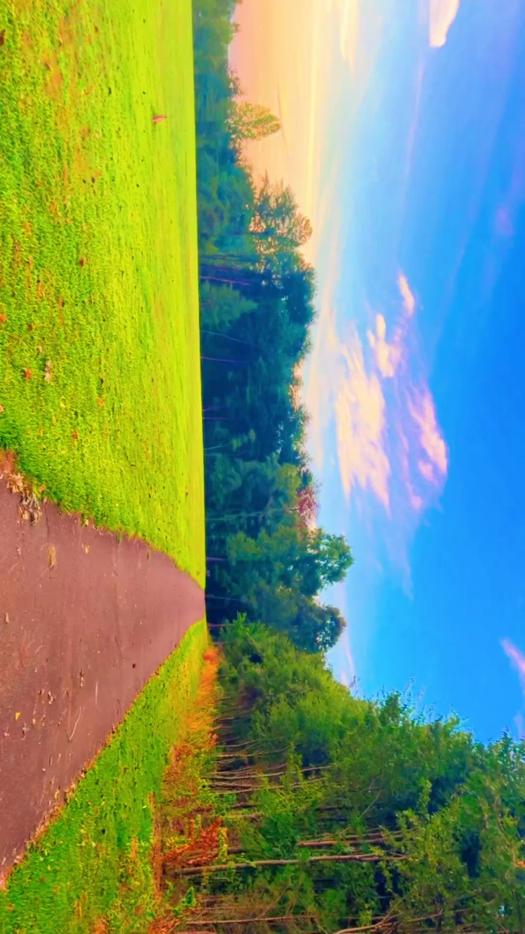 There’s just nothing better than walking out of my gym class to this sunrise 🌅 view !!!!