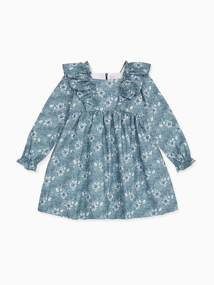 Blue Loretta Girl Dress | La Coqueta